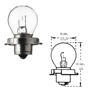 Крушкa S3 12V 15W P26s